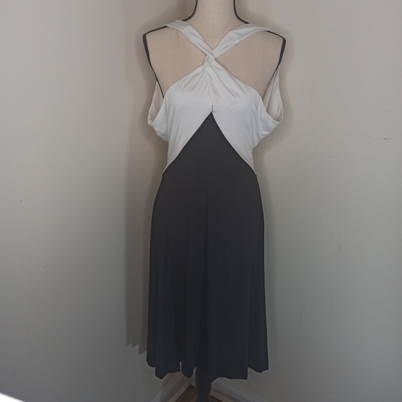 unbranded Dresses & Skirts - Women Dress Black White Backless Size L